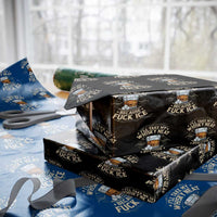 I Will Take My Whiskey Neat Because Fuck Ice Wrapping Paper Roll Funny Political Wine Drinking Lover