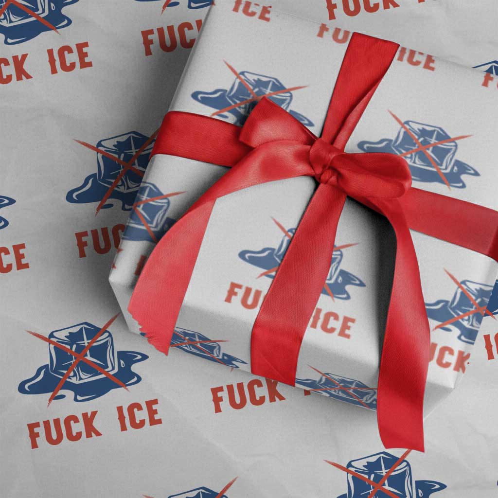 Ice Cube Anti ICE Immigration Human Rights Meme Wrapping Paper Roll