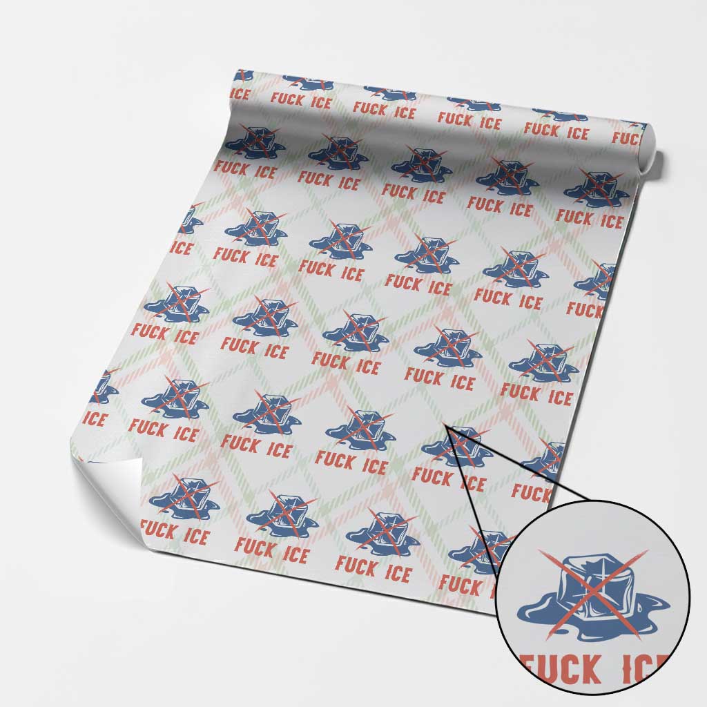 Ice Cube Anti ICE Immigration Human Rights Meme Wrapping Paper Roll