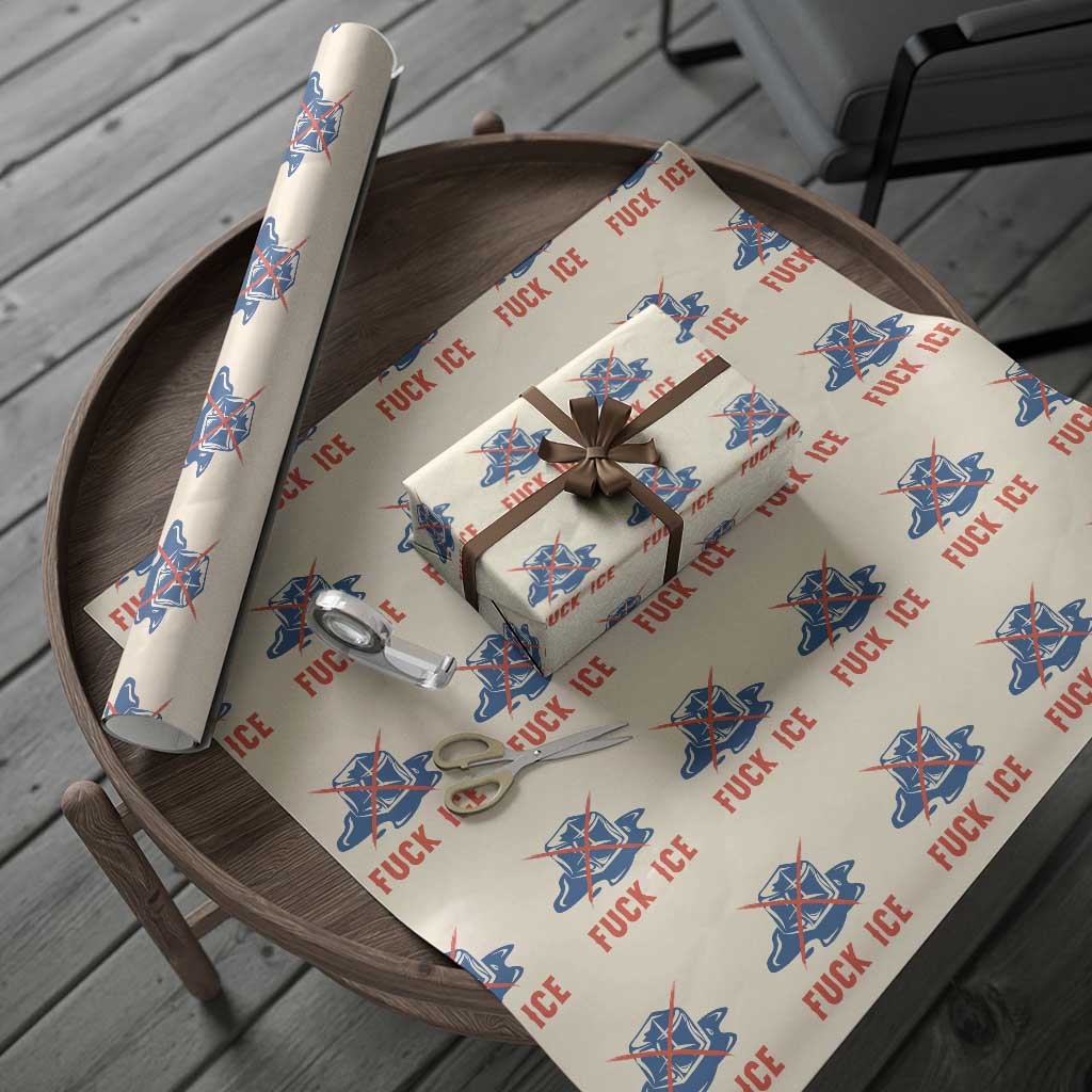 Ice Cube Anti ICE Immigration Human Rights Meme Wrapping Paper Roll