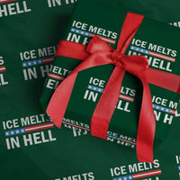 Ice Melts In Hell Wrapping Paper Roll Activist Statement Quote