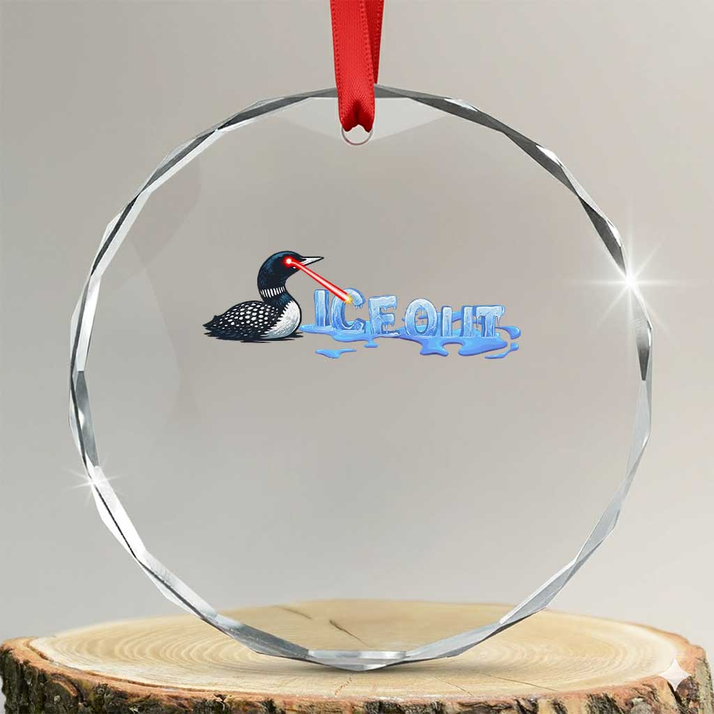 Ice Out Crystal Glass Ornament Minnesota Resist Anti ICE Immigration Protest