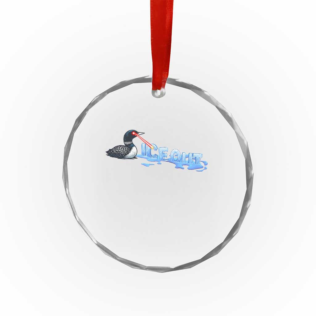 Ice Out Crystal Glass Ornament Minnesota Resist Anti ICE Immigration Protest
