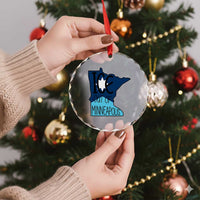 Ice Out Of Minneapolis Crystal Glass Ornament Minnesota Community Support Gift