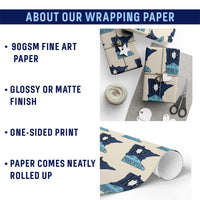 Ice Out Of Minneapolis Wrapping Paper Roll Minnesota Community Support Gift