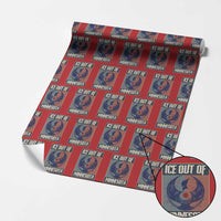 Ice Out Of Minnesota Wrapping Paper Roll Social Justice Solidarity