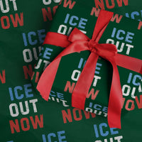 Ice Out Wrapping Paper Roll Minneapolis Resist ICE Immigration Rights Protest