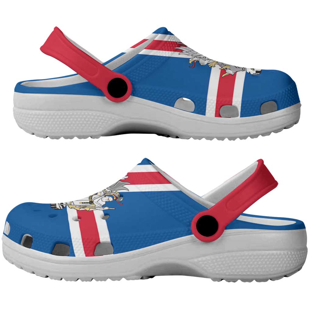 Iceland Clogs Shoes Flag Color Inspiration - Wonder Print Shop