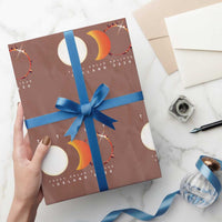 Iceland Total Solar Eclipse 2026 Totality Wrapping Paper Roll Travel Souvenir Astronomy Geek Gift