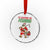 Id Rather Be Fishing Crystal Glass Ornament Funny Christmas Holiday Gift - Wonder Print Shop