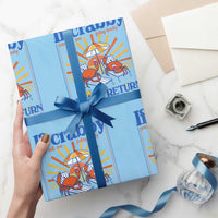 If Crabby Please Return To The Beach Wrapping Paper Roll Funny Summer Crab