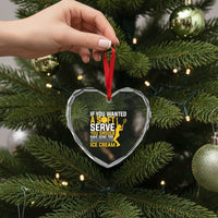 If You Wanted Soft Serve Gone For Ice Cream Heart Crystal Glass Ornament Tennis Lover Gift - Wonder Print Shop