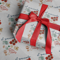 Il Mercato Italian Food Market Aesthetic Wrapping Paper Roll Summer Amalfi Coast La Dolce Vita - Wonder Print Shop