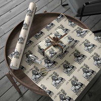 I'll Take My Whiskey Neat Because F Ice Wrapping Paper Roll Smoking and Drinking Bigfoot Subtle Political Resistance