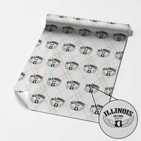 Illinois Route Highway 66 Souvenir Wrapping Paper Roll Open Road Adventure