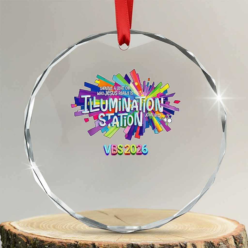 Illumination Station VBS 2026 Christian Lights Crystal Glass Ornament Bible Jesus