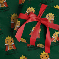 I'm A Beautiful Chicken Nugget Wrapping Paper Roll Food Humor Gift - Wonder Print Shop