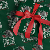 I'm A Dad Grandpa and Veteran Nothing Scares Me Wrapping Paper Roll Funny Veteran Dad Grandpa Humor