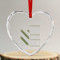 Im Friendly But My Wife Isnt Funny Husband Heart Crystal Glass Ornament Vintage American Flag
