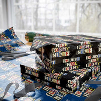 Im Just Here For My Niece Wrapping Paper Roll Trendy Aunts Letter Print Vintage