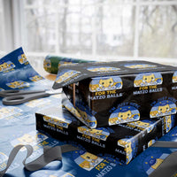 Im Just Here For The Matzo Balls Wrapping Paper Roll Funny Jewish Holiday Gift - Wonder Print Shop