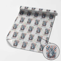 I'm Just Mad As Hell Cause I Love This Place Wrapping Paper Roll Vintage Statue of Liberty Patriotic Retro Flora
