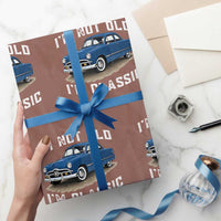 I'm Not Old I'm Classic Wrapping Paper Roll Vintage 1949 Classic American Coupe Car
