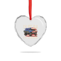 I'm Not Old I'm Classic Heart Crystal Glass Ornament Vintage Car American Flag 4th of July