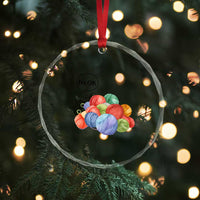 Im OK Crystal Glass Ornament Cat Tangled In Yarn Funny Crochet Gift TS12