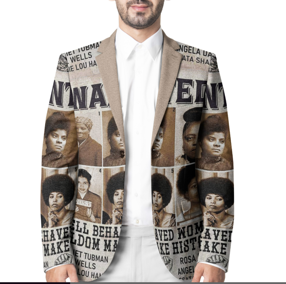 Civil Rights Female Leaders Blazer Wanted Version LT7