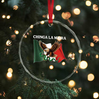 Immigration Rights Protest Crystal Glass Ornament Chinga La Migra Anti Fascism TS14