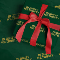 In Dusty We Trusty Wrapping Paper Roll Michigan State Basketball Quote