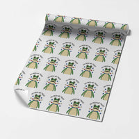 In Frog We Trust Wrapping Paper Roll Patriotic Portland Frogs Protest American Flag - Wonder Print Shop