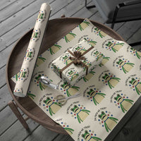 In Frog We Trust Wrapping Paper Roll Patriotic Portland Frogs Protest American Flag - Wonder Print Shop
