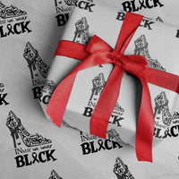 In May We Wear Black Wrapping Paper Roll Skin Cancer Support Gift For Her
