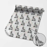 In May We Wear Black Wrapping Paper Roll Skin Cancer Support Gift For Her