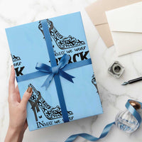 In May We Wear Black Wrapping Paper Roll Skin Cancer Support Gift For Her