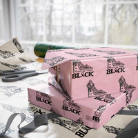 In May We Wear Black Wrapping Paper Roll Skin Cancer Support Gift For Her