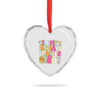 In My 67 Days Smarter Era Heart Crystal Glass Ornament Cute Retro 6 7 Days of School Six Seven Meme - Wonder Print Shop