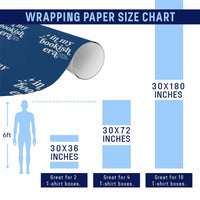 In My Bookish Era Reading Gift Wrapping Paper Roll Book Lover