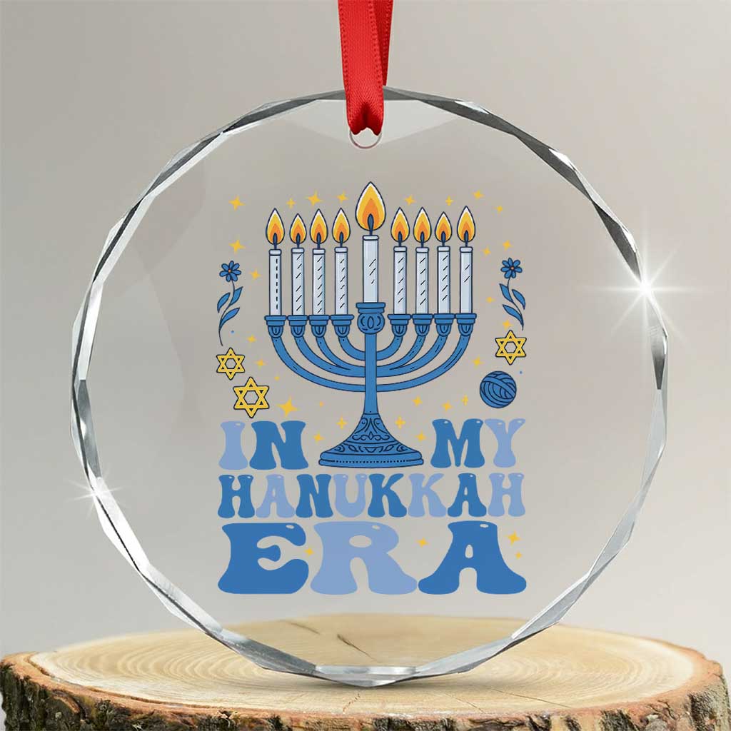 In My Hanukkah Era Crystal Glass Ornament Festival Of Lights Gift - Wonder Print Shop