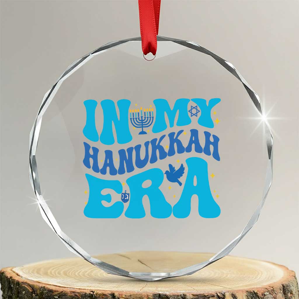In My Hanukkah Era Crystal Glass Ornament Jewish Holiday Celebration Gift - Wonder Print Shop