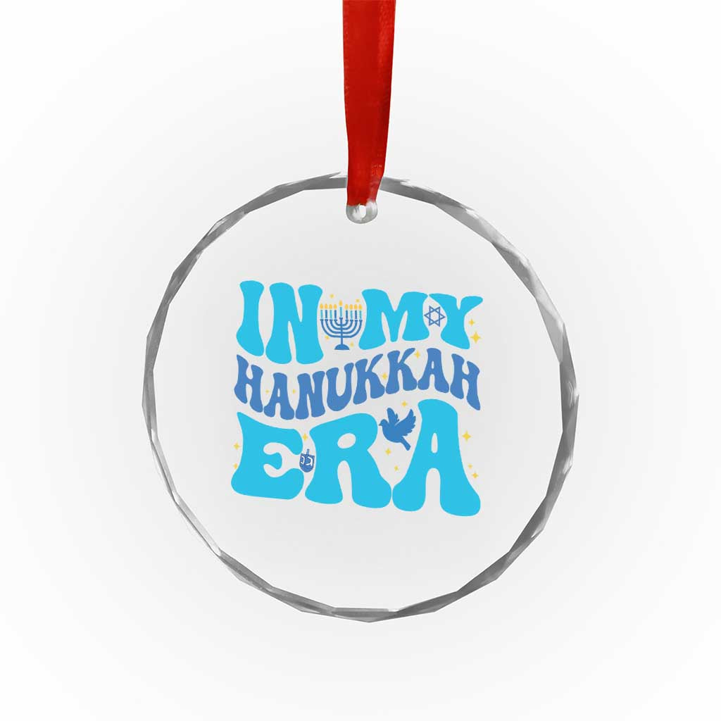 In My Hanukkah Era Crystal Glass Ornament Jewish Holiday Celebration Gift - Wonder Print Shop