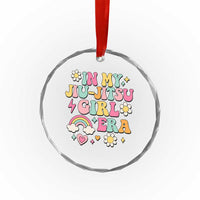 In My Jiu Jitsu Girl Era Crystal Glass Ornament Retro Groovy BJJ Girls - Wonder Print Shop