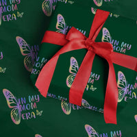 In My Mom Era Wrapping Paper Roll Colorful Butterfly Mothers Day Gift