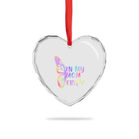 In My Mom Era Heart Crystal Glass Ornament Colorful Butterfly Mothers Day Gift