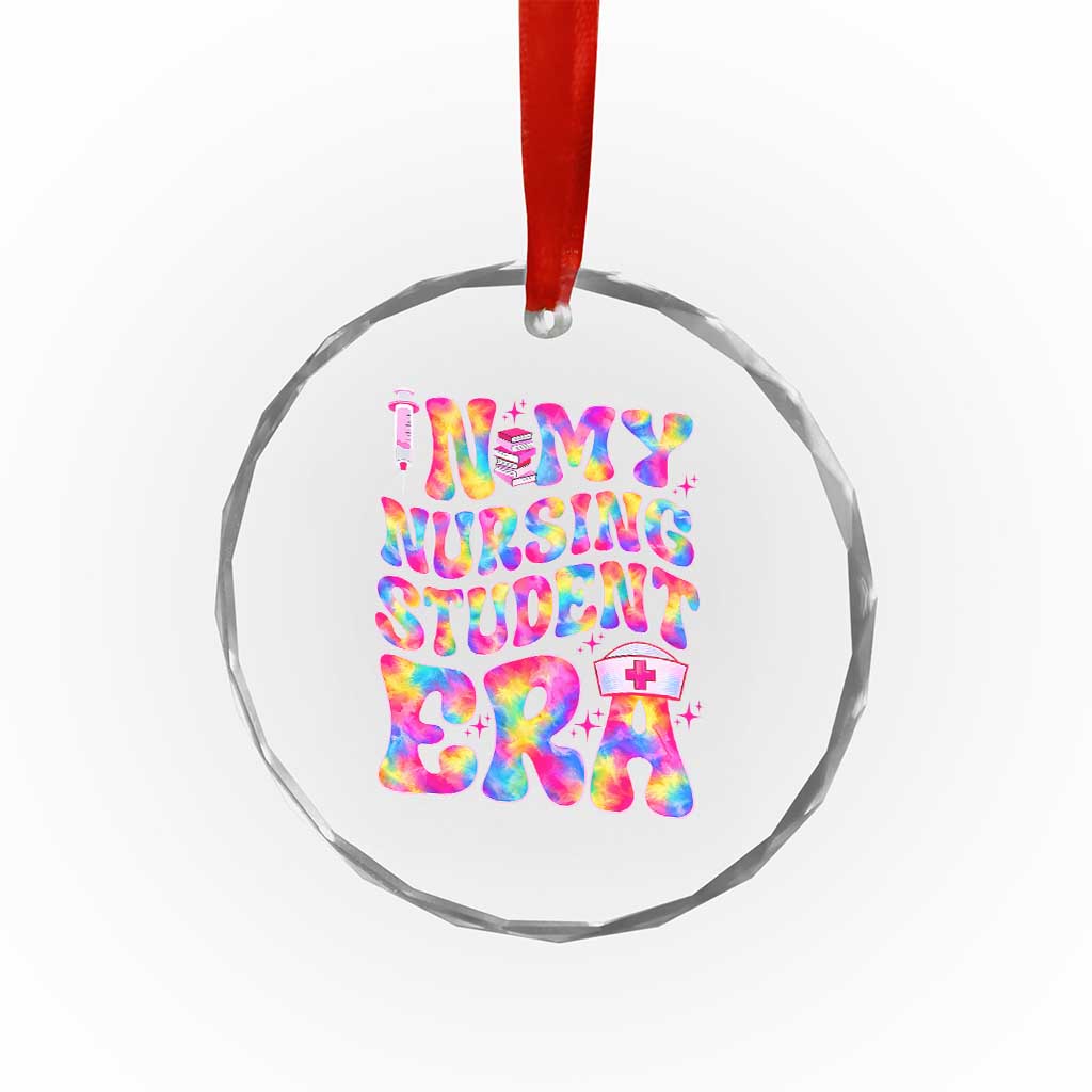 In My Nursing Student Era Crystal Glass Ornament Future Nurse Gift