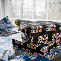 In My Pre-K Era Wrapping Paper Roll Girl Back To School Cute PreSchool Teacher - Wonder Print Shop