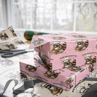 In My Sourdough Era Wrapping Paper Roll Funny Raccoon Baker - Wonder Print Shop