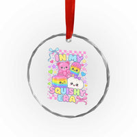 In My Squishy Era Crystal Glass Ornament Cute Kawaii Pastel Dumpling Graphic